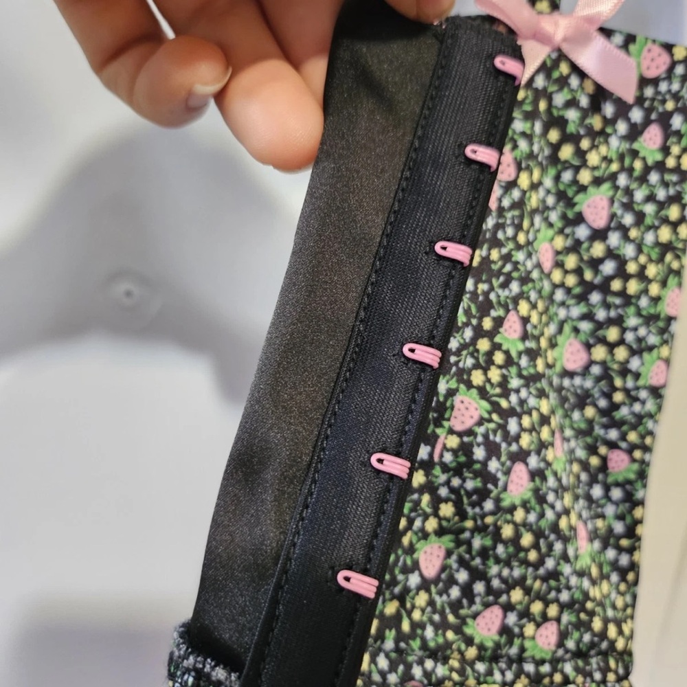 For Love And Lemons Black Floral Camisole Small - Picture 6 of 16